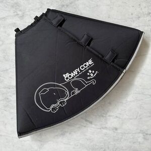 Comfy Cone Pet E-Collar for Dog XL X-Large Black Gently Used
